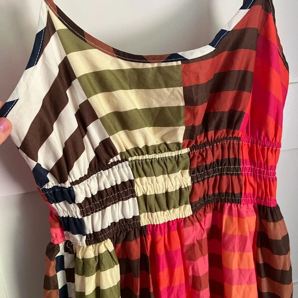 Hutch Multicolor Striped Maxi Dress M NWT - Picture 8 of 10